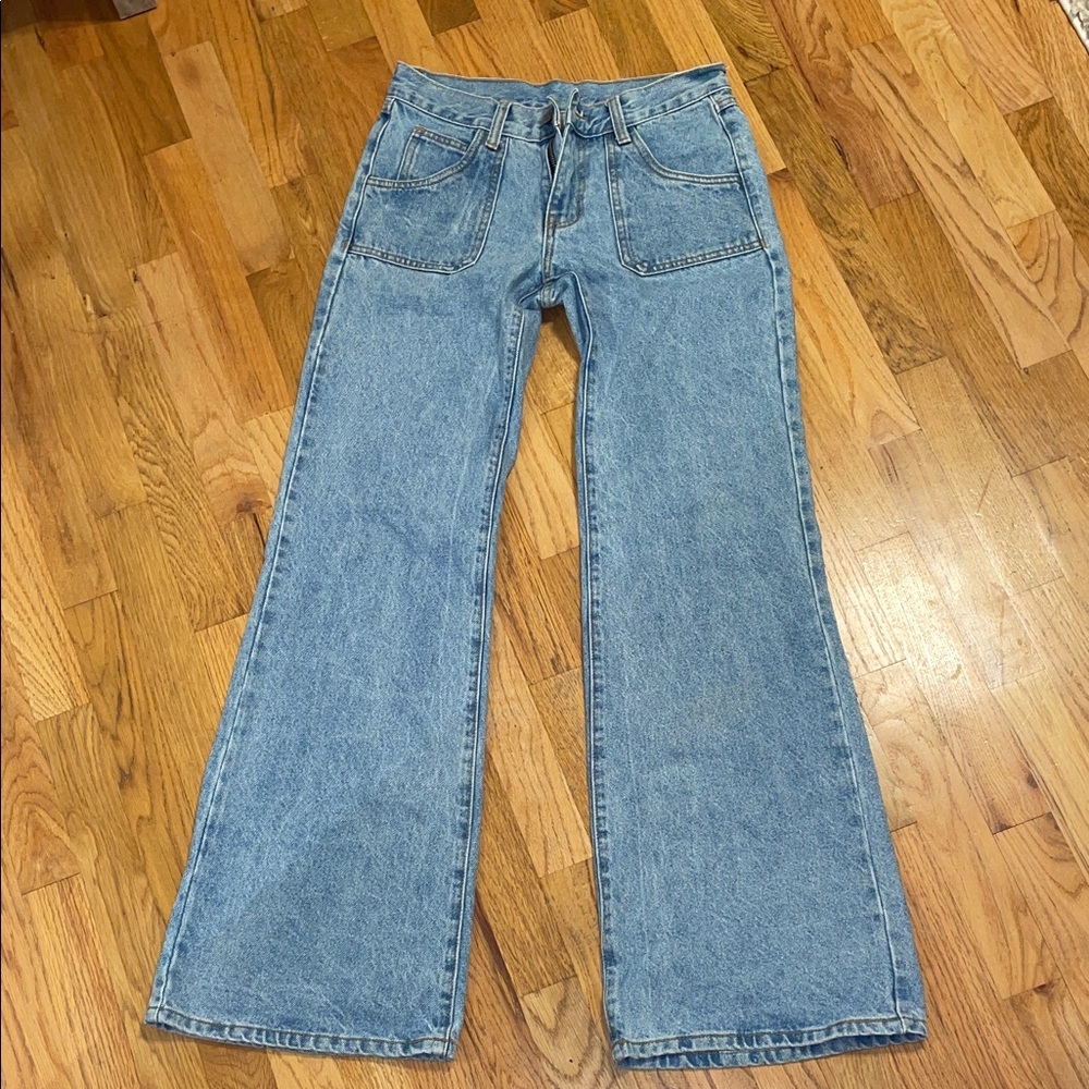 Classic Brandy Melville Blue Denim Bootcut Jeans